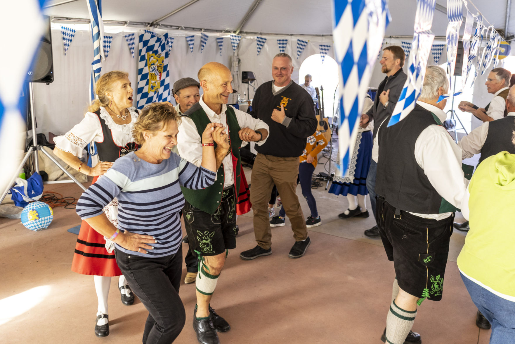 Drink, music flow at Oktoberfest
